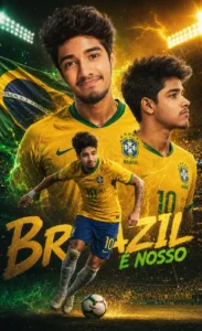 Brazil World Cup Cinematic Poster