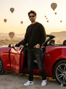 Cappadocia Luxury Car Sunset