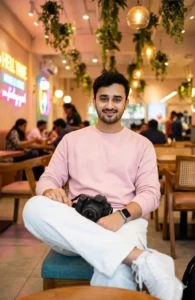 Luxury Café DSLR Portrait