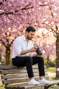Cherry Blossom Camera Shot