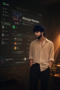 10 Best Spotify AI Photo Prompts for realistic cinematic portraits (এখানে