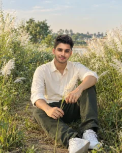 Sitting in Kashful field AI photo