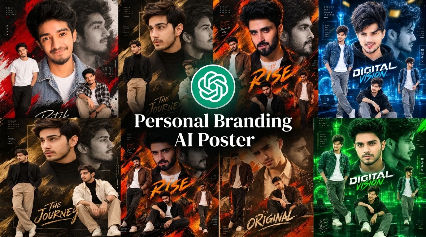 10 Personal Branding AI Poster Prompts for Creative Portraits