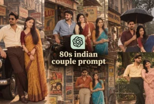 80s indian couple prompt